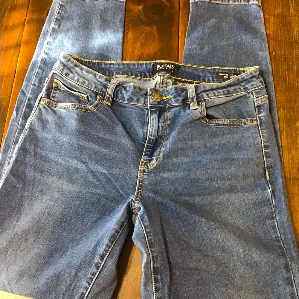 Buffalo David Britton Jeans, Pursuit Mid Rise Super Skinny